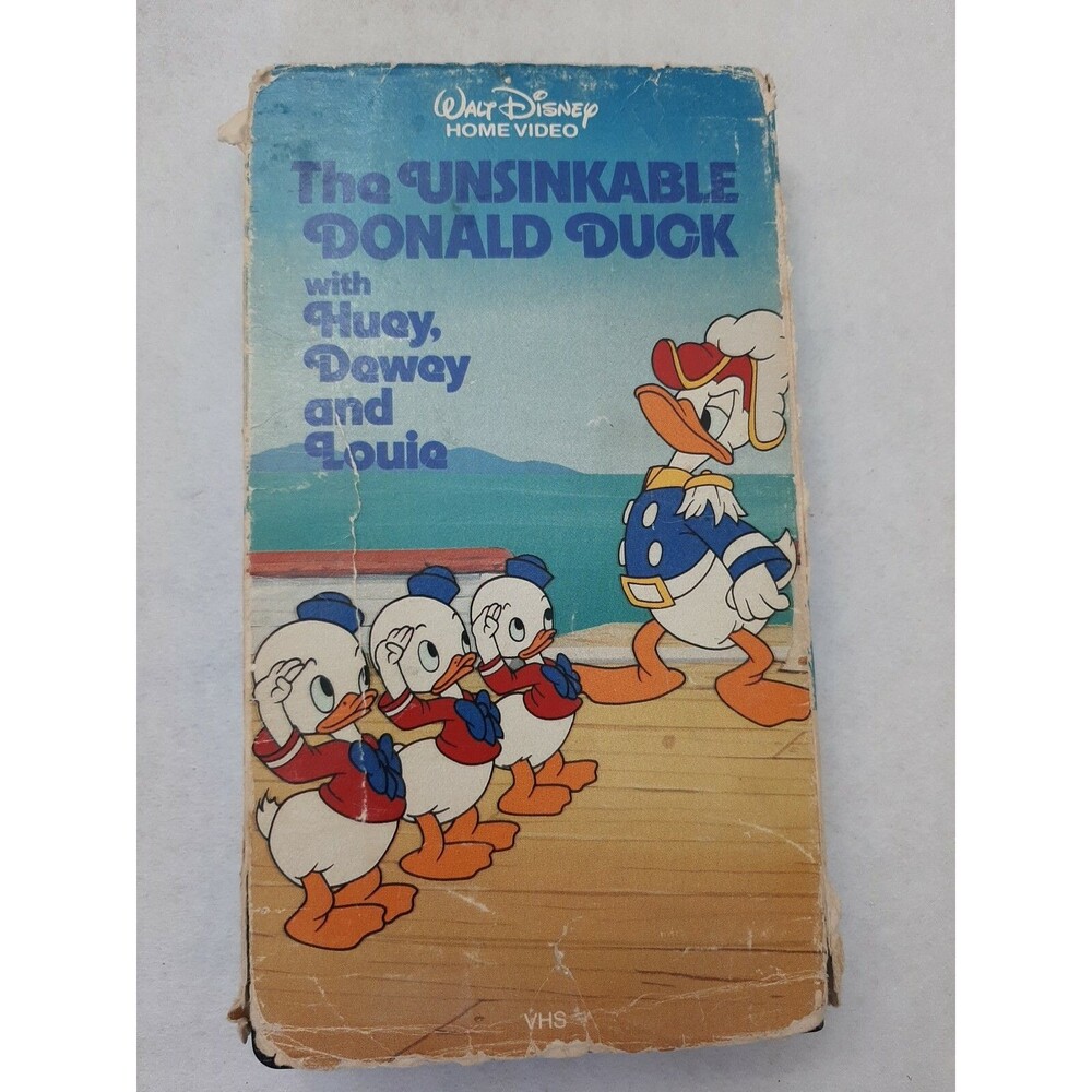 Disney-The Unsinkable Donald Duck VHS (Slip Cover)